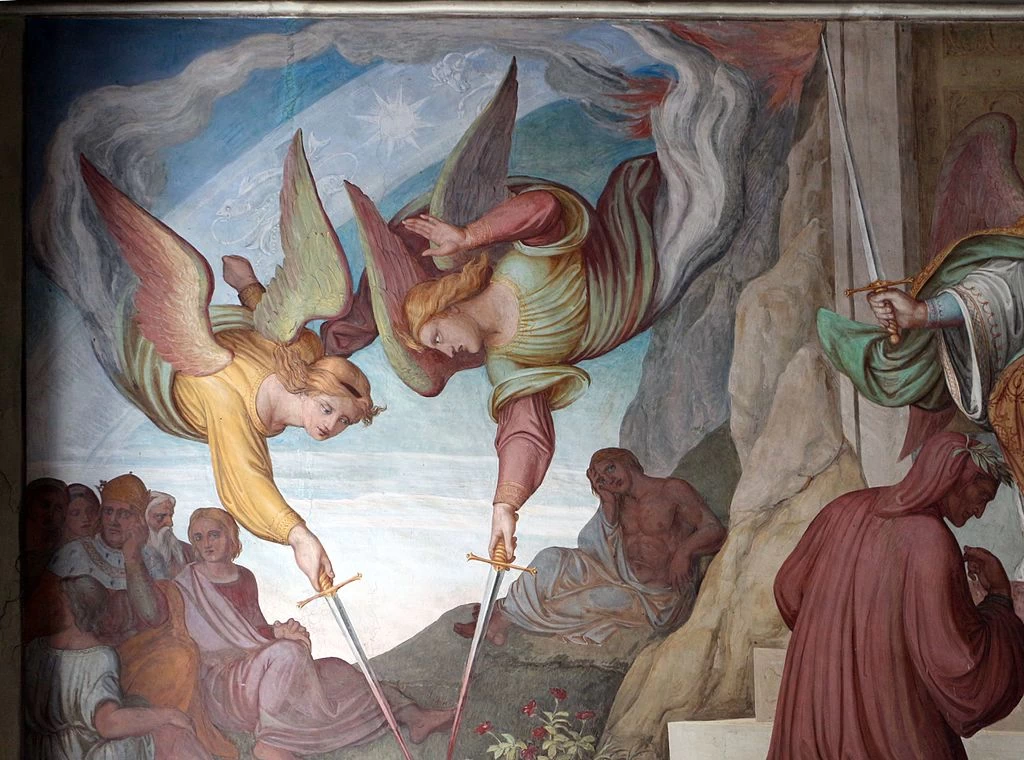 Stanza di Dante. Casino di villa Massimo, Roma - purgatorio1